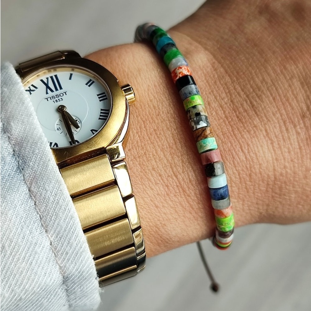 Minimalist Jasper stone Bracelet